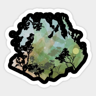 Sky Night Sticker